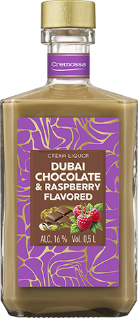 Cremossa. Dubai Chocolate & Raspberry Flavored