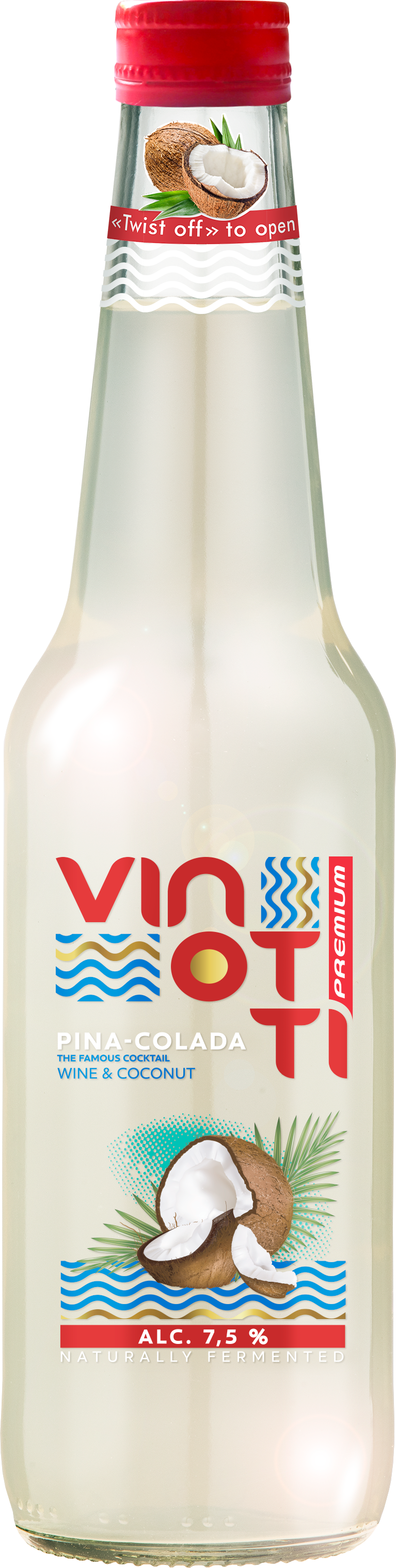 Pina-Colada. Wine & Coconut 