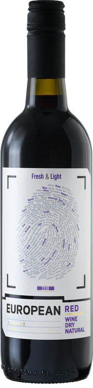 Dry red grape wine “RED EUROPEAN”